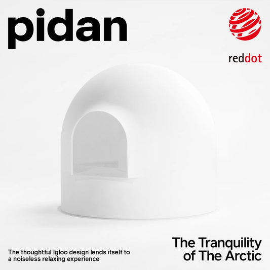 PIDAN Minimalistic Enclosed Igloo Cat Litter Box