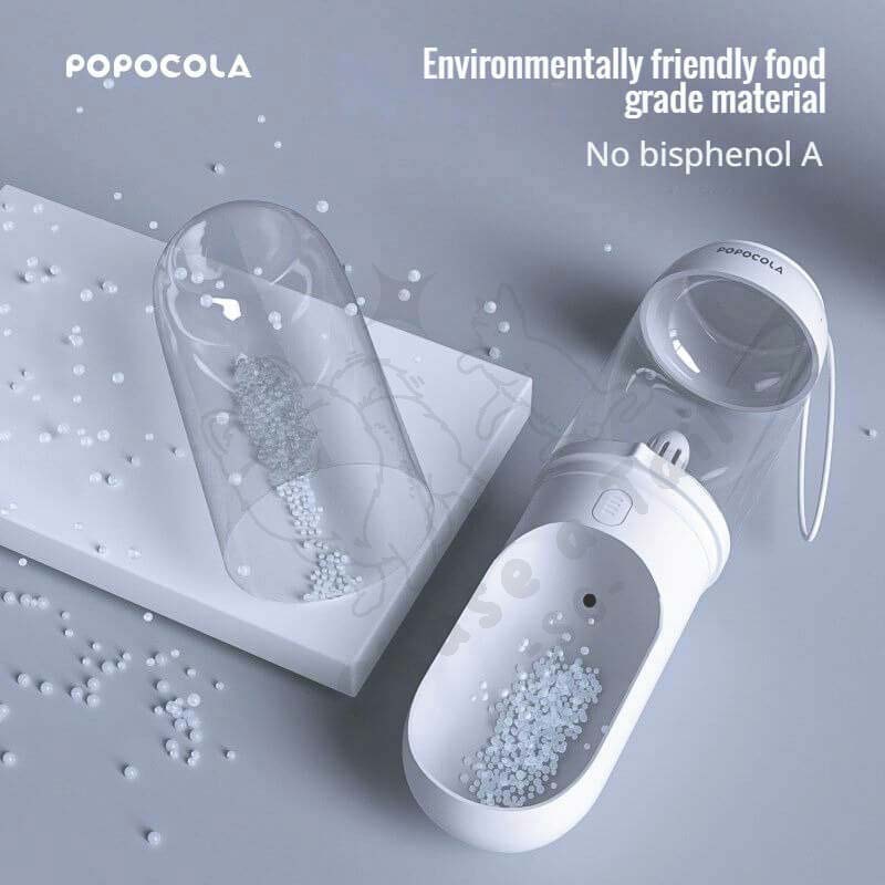 Popocola Portable Outdoor Pet Filter Water Bottle for Dogs & Cats