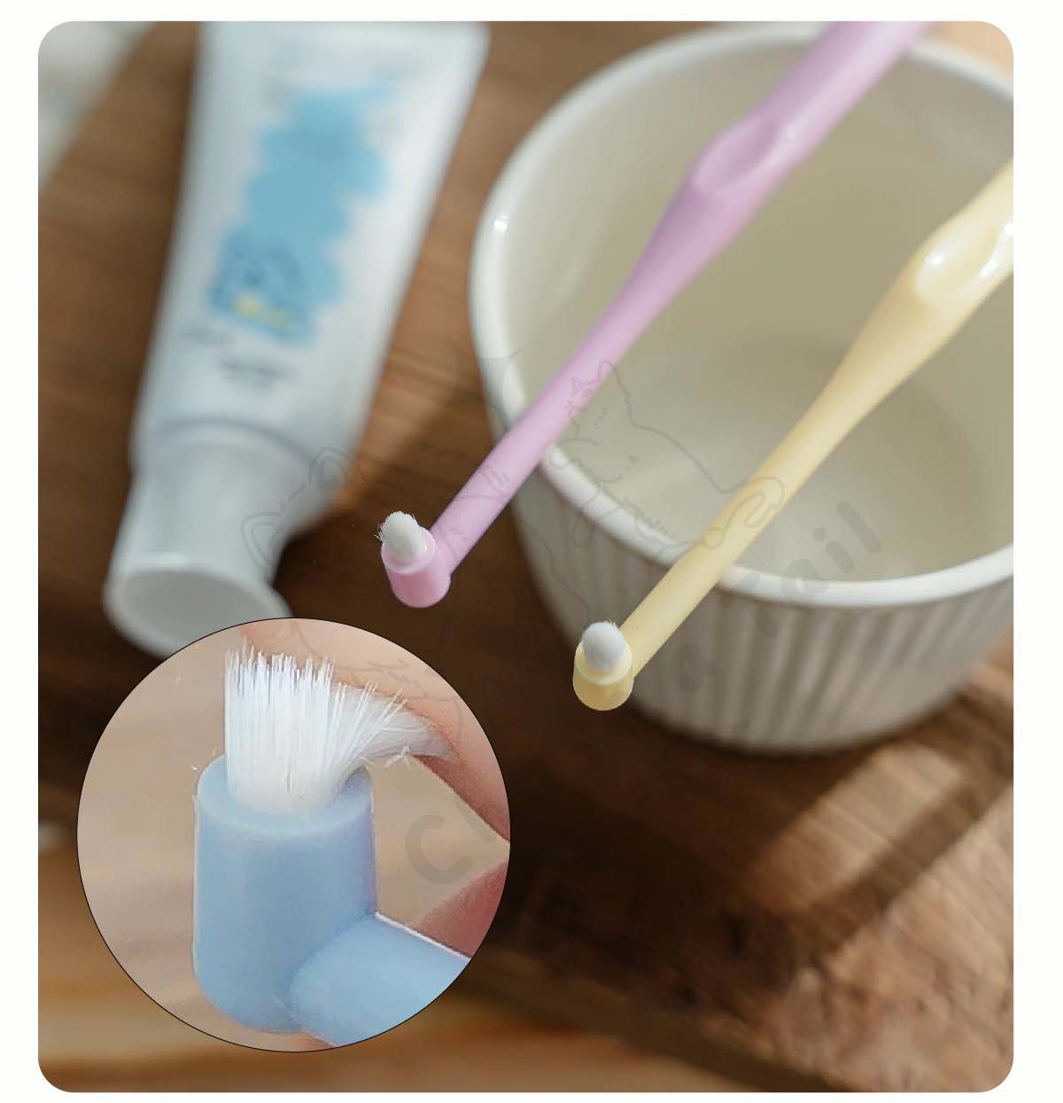 Pononon Nano Bristle Toothbrush for Pets