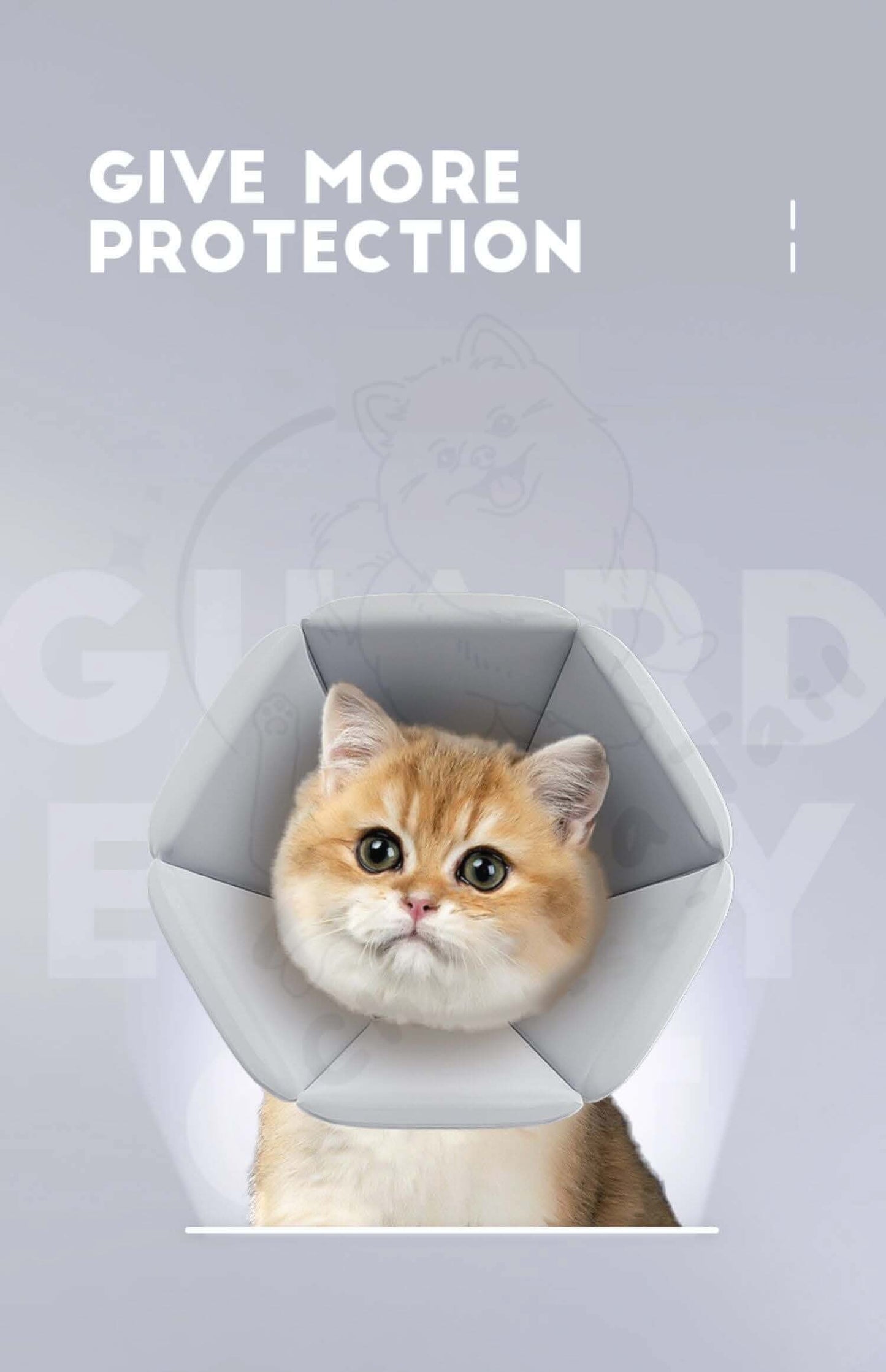 Popocola Comfort Pet Recovery E-Collar for dogs & cats