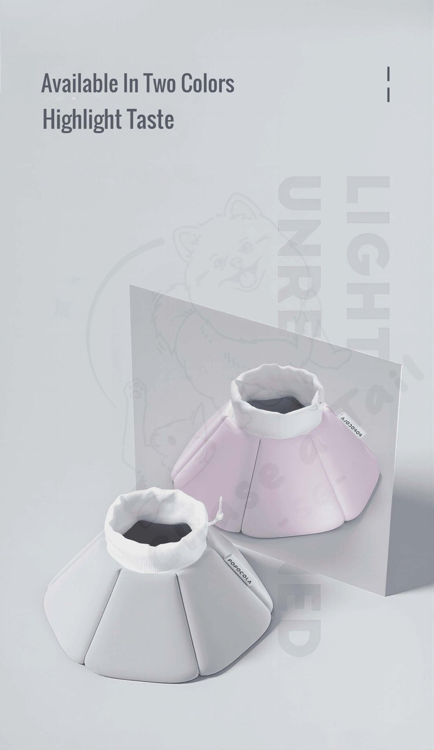 Popocola Comfort Pet Recovery E-Collar for dogs & cats