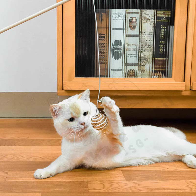 Chase & PlayBurlap Hemp Cat Teaser Stick