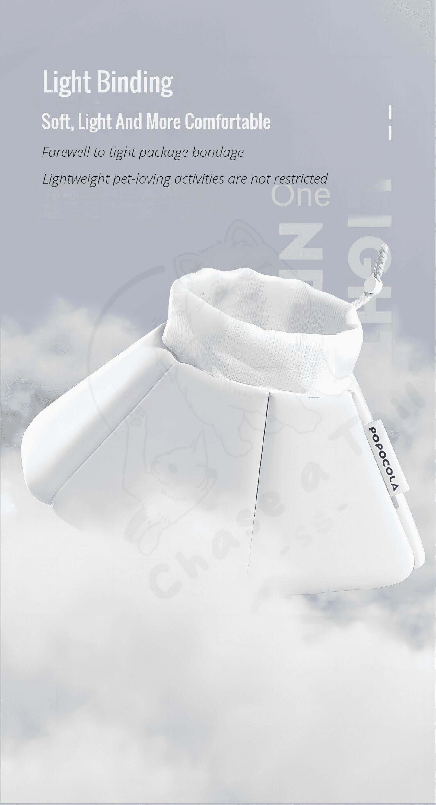 Popocola Comfort Pet Recovery E-Collar for dogs & cats