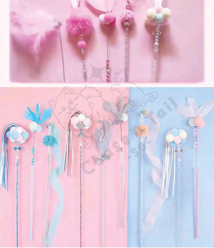 Whimsical Fairyland Cat Teasers Toy