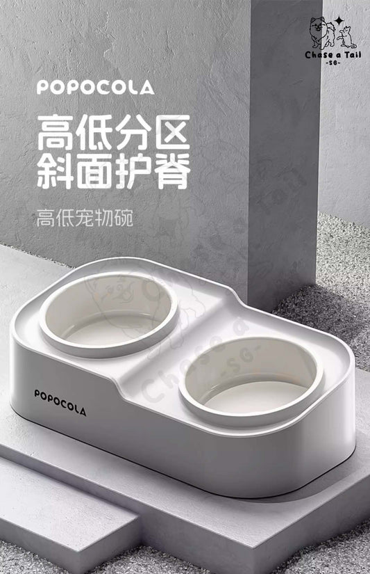 Tiered Double Platform Pet Bowl