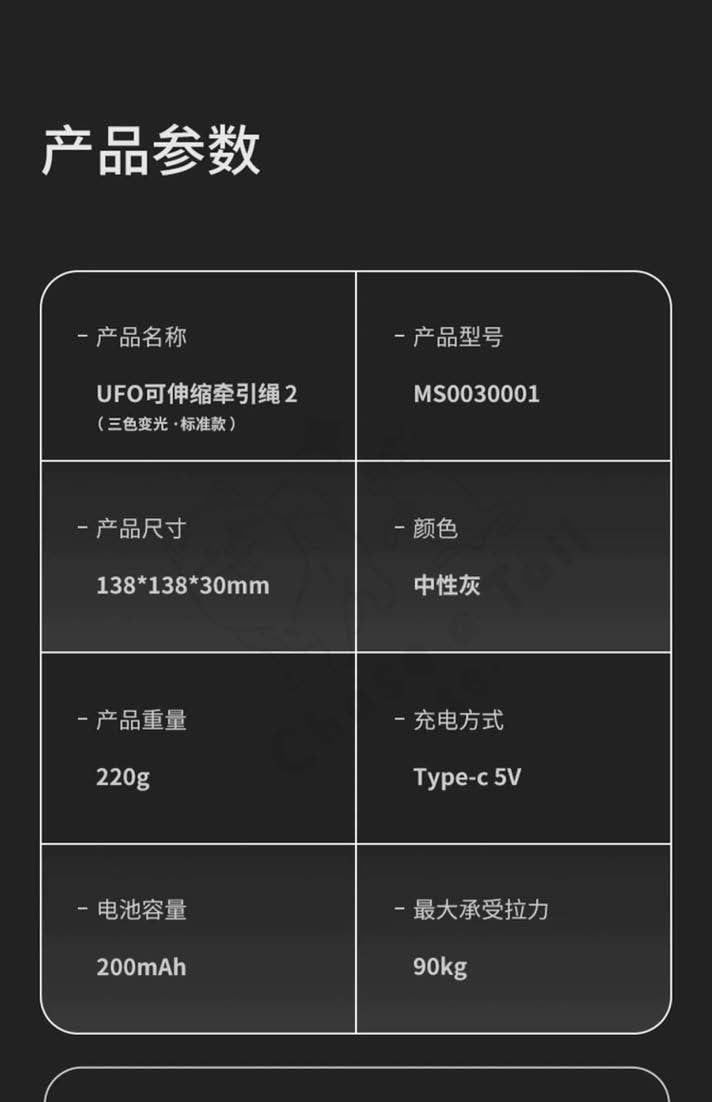 UFO 2.0 Retractable Leash