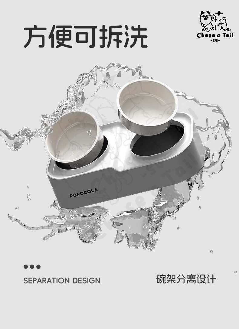 Tiered Double Platform Pet Bowl