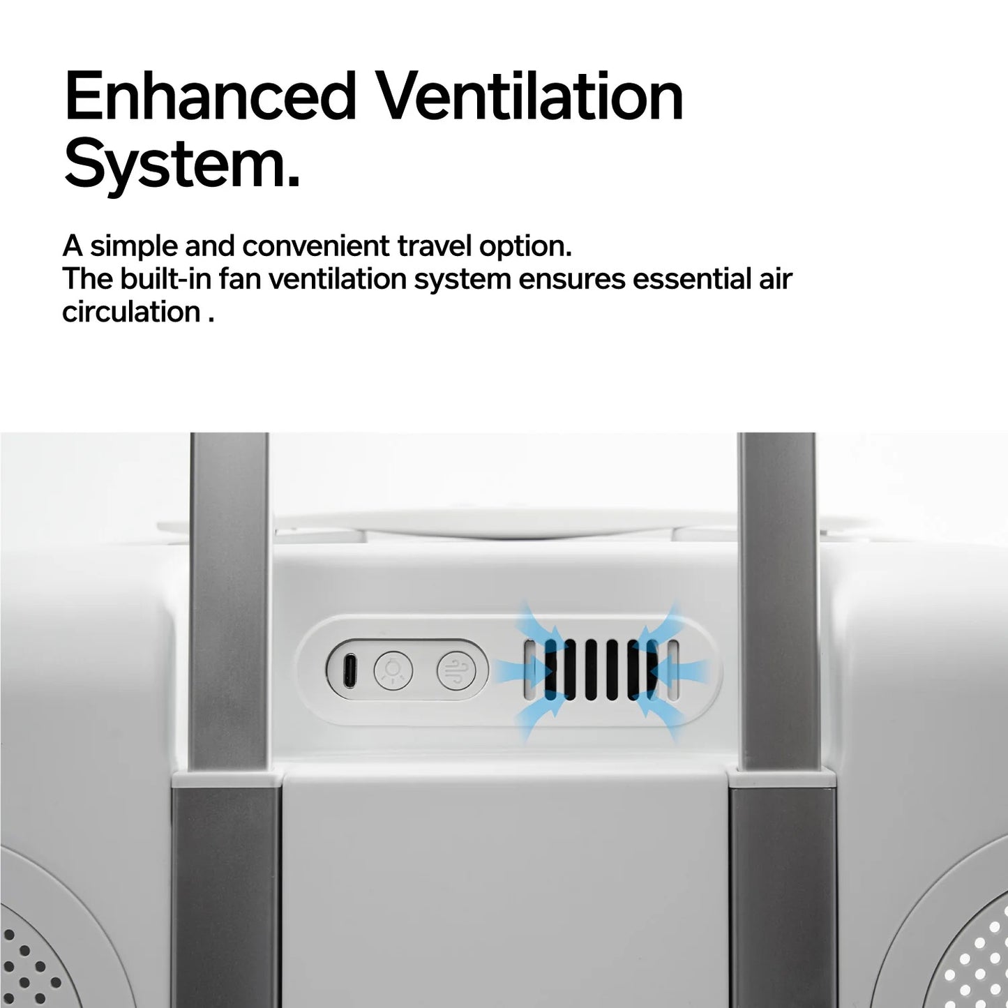 PIDAN Minimalistic Wheeled Pet Carrier Ventilation Type