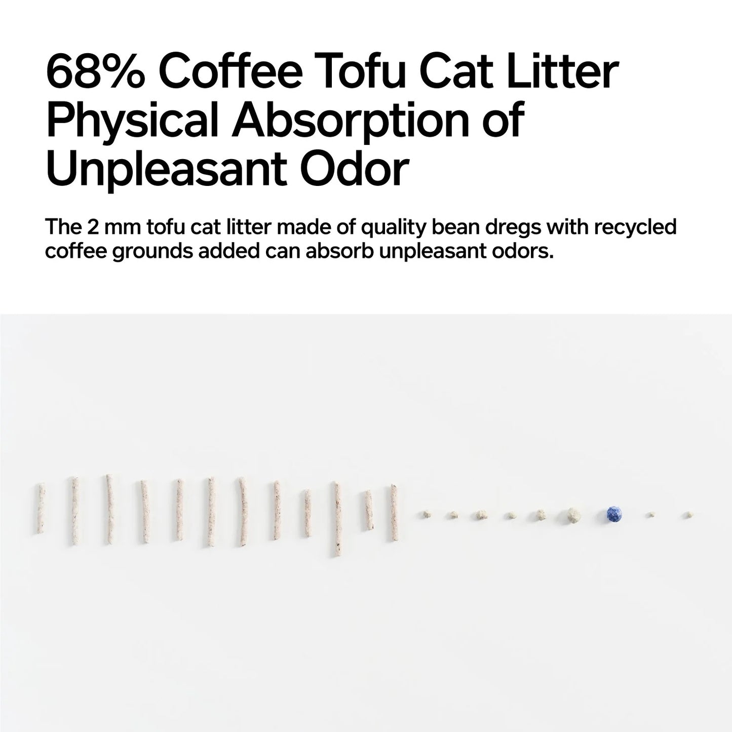 PIDAN Coffee & Bentonite Tofu Cat Litter