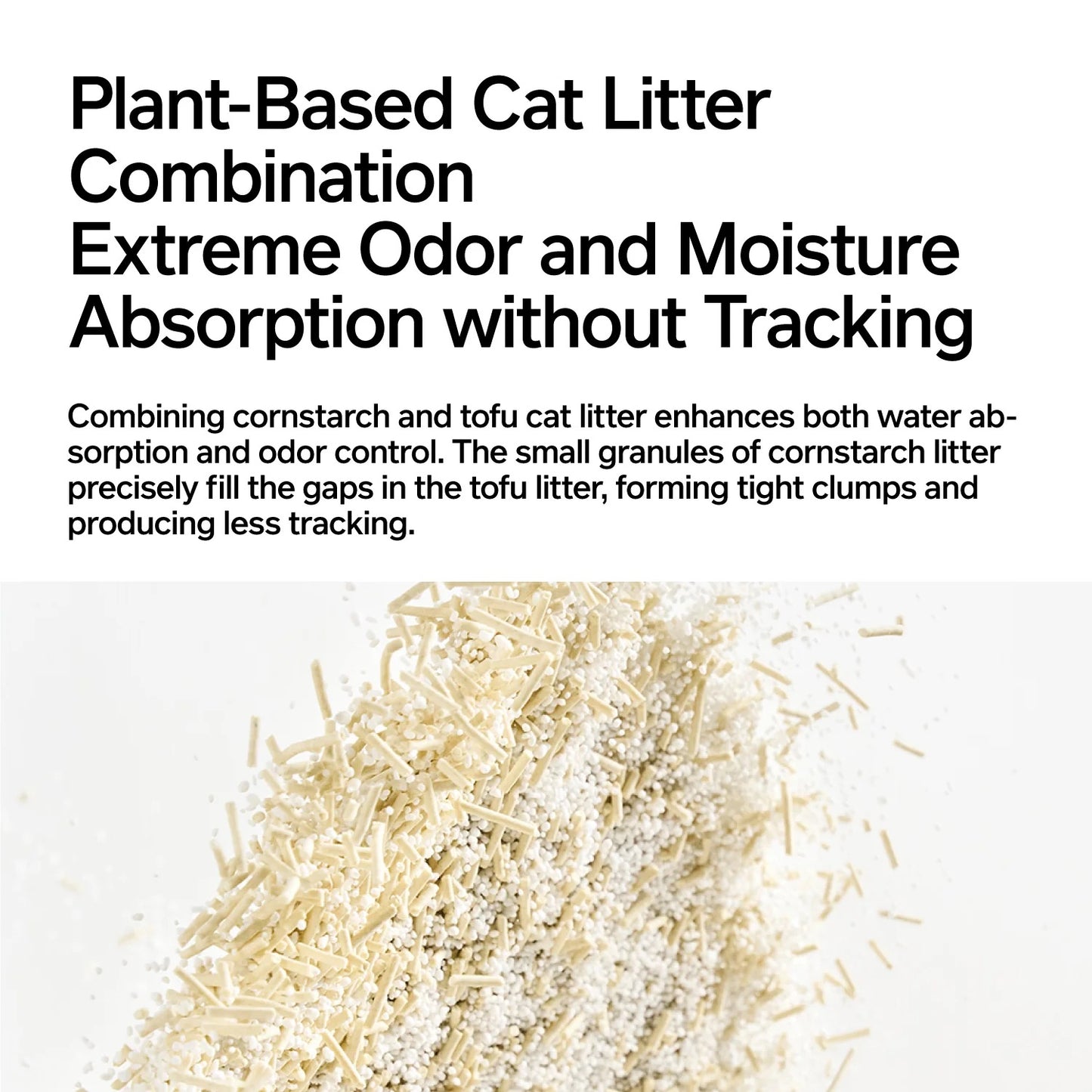 NEW Pidan Cat Litter White-Jade & Tofu Mix Odor Control Dust-Free Comfort