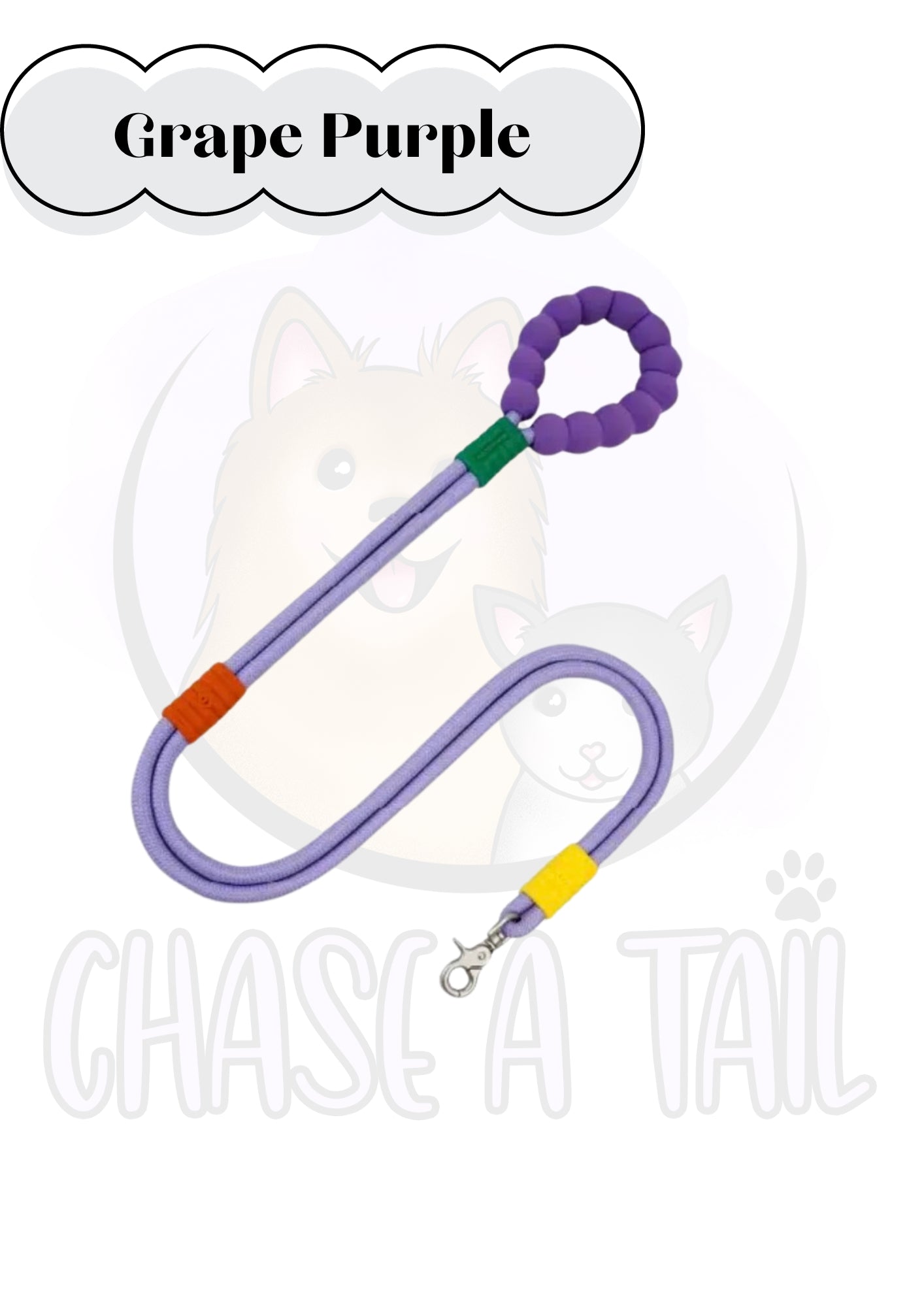 Foam Handle Traction Pet Collar and Leash