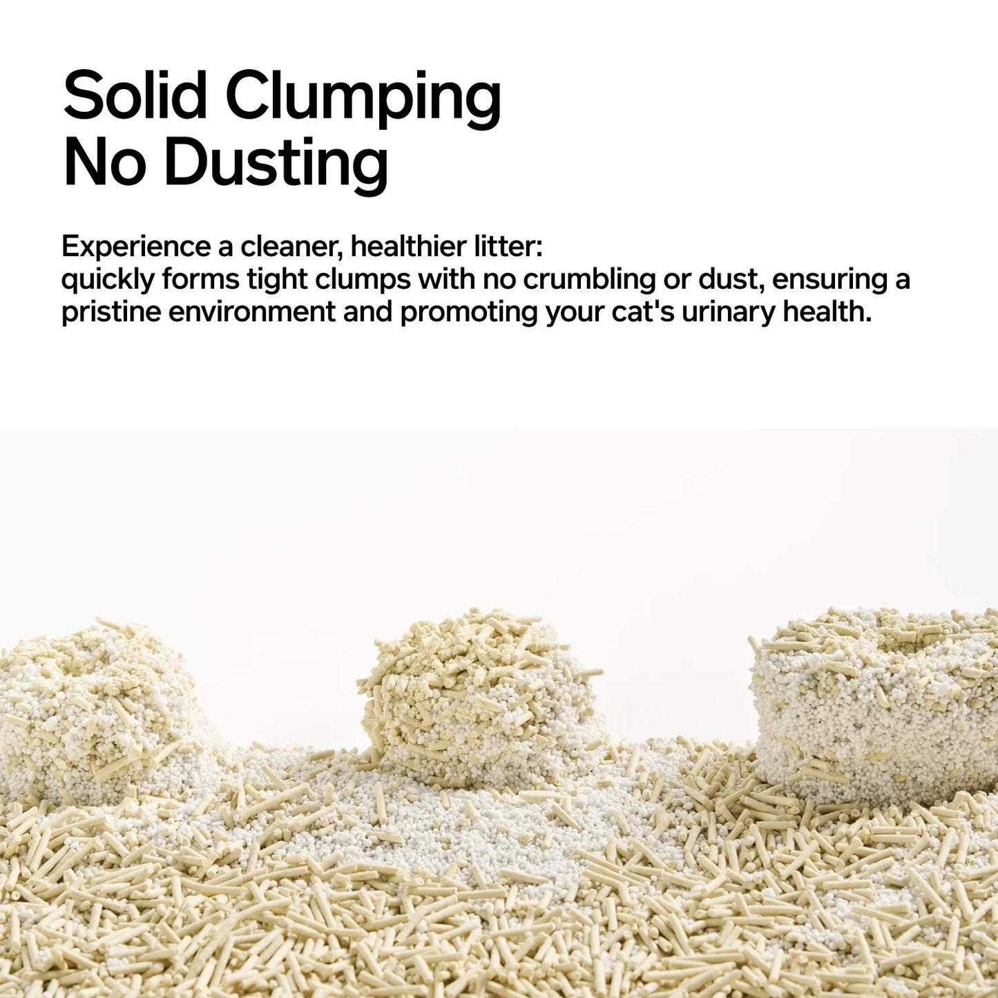 NEW Pidan Cat Litter White-Jade & Tofu Mix Odor Control Dust-Free Comfort