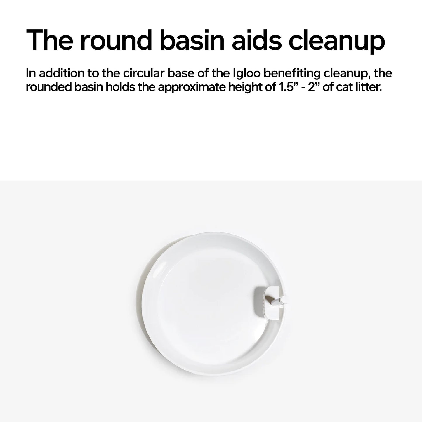 PIDAN Minimalistic Enclosed Igloo Cat Litter Box