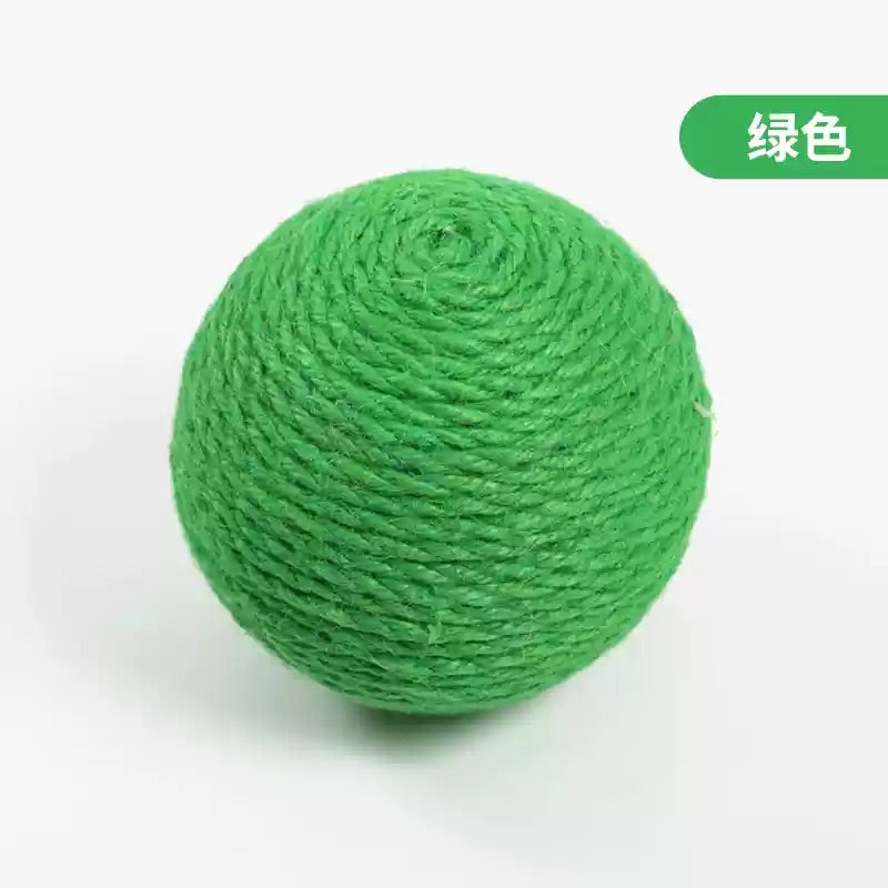 Premium Sisal Cat Toy Ball – Durable & Fun Playtime for Cats/Kittens