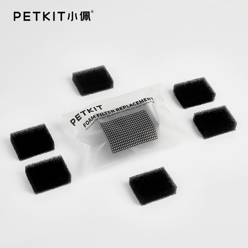PETKIT 3rd Generation Wireless Pump Foam Filter Replacement (6pcs/pack)