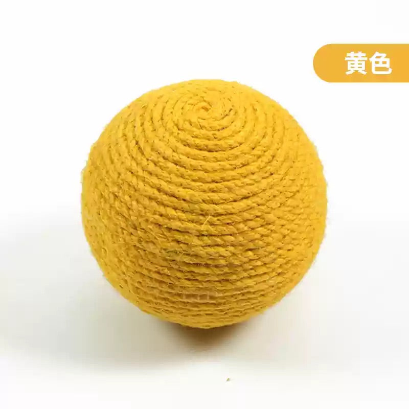 Premium Sisal Cat Toy Ball – Durable & Fun Playtime for Cats/Kittens