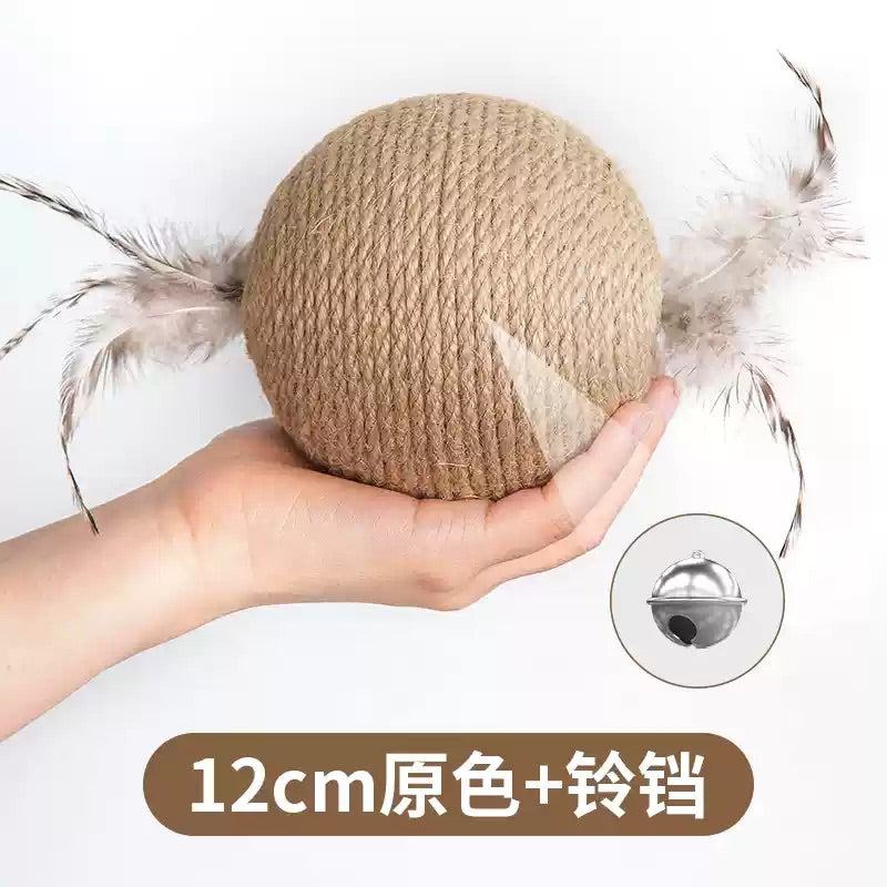 Premium Sisal Cat Toy Ball – Durable & Fun Playtime for Cats/Kittens