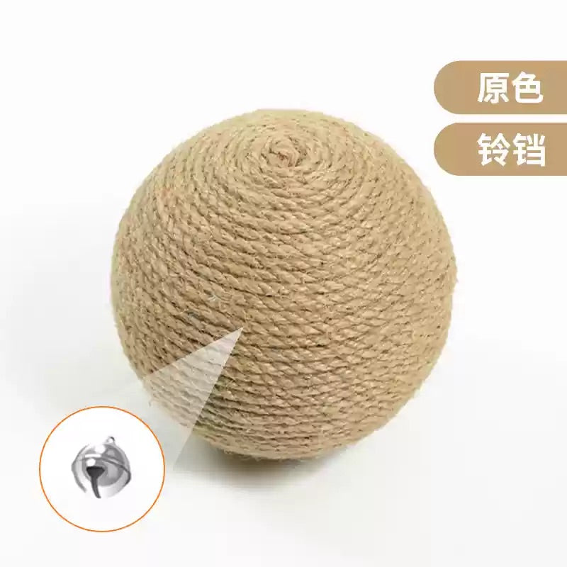 Premium Sisal Cat Toy Ball – Durable & Fun Playtime for Cats/Kittens