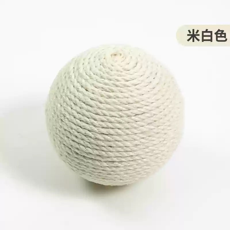 Premium Sisal Cat Toy Ball – Durable & Fun Playtime for Cats/Kittens