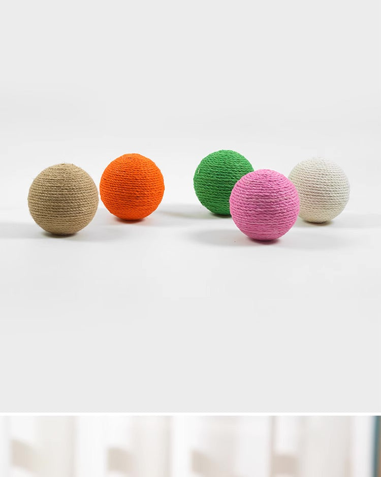 Premium Sisal Cat Toy Ball – Durable & Fun Playtime for Cats/Kittens