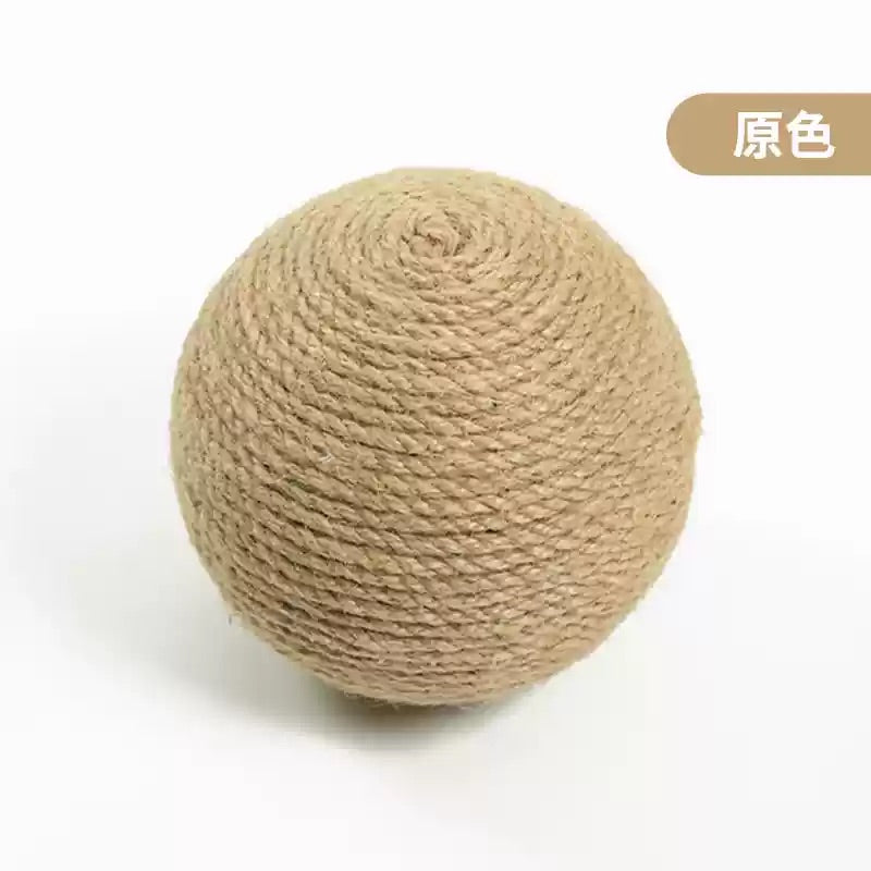 Premium Sisal Cat Toy Ball – Durable & Fun Playtime for Cats/Kittens