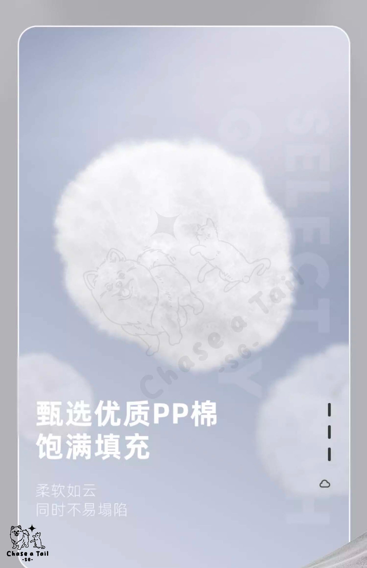 Popocola Memory Foam Pet Plush Bed