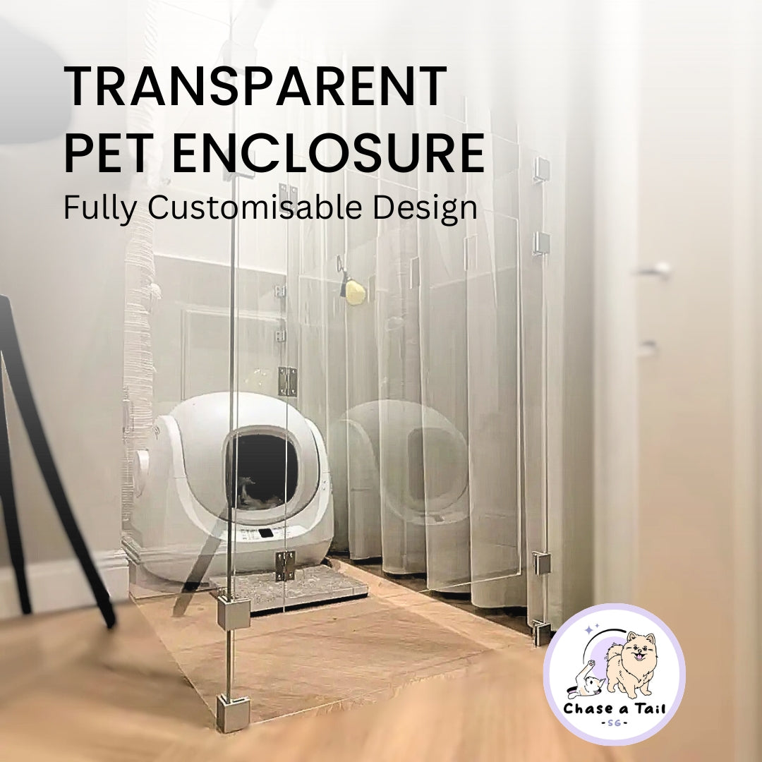 ClearGuard Acrylic Pet Playpen / Cage for Cats & Dogs