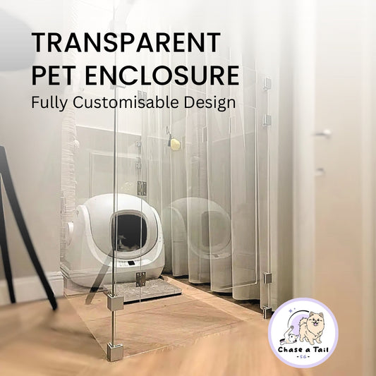 ClearGuard Acrylic Pet Playpen / Cage for Cats & Dogs