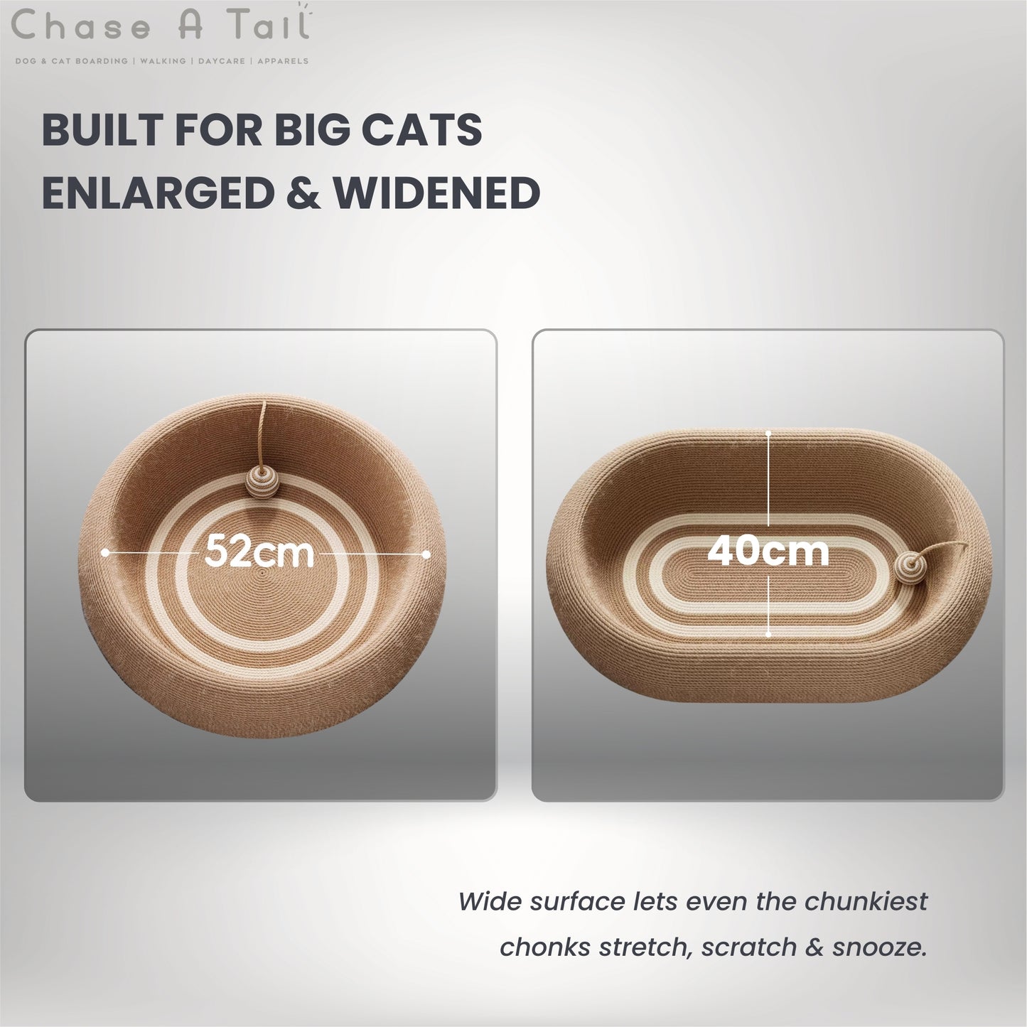 NEW Deeper & Wider Sisal Scratch Board