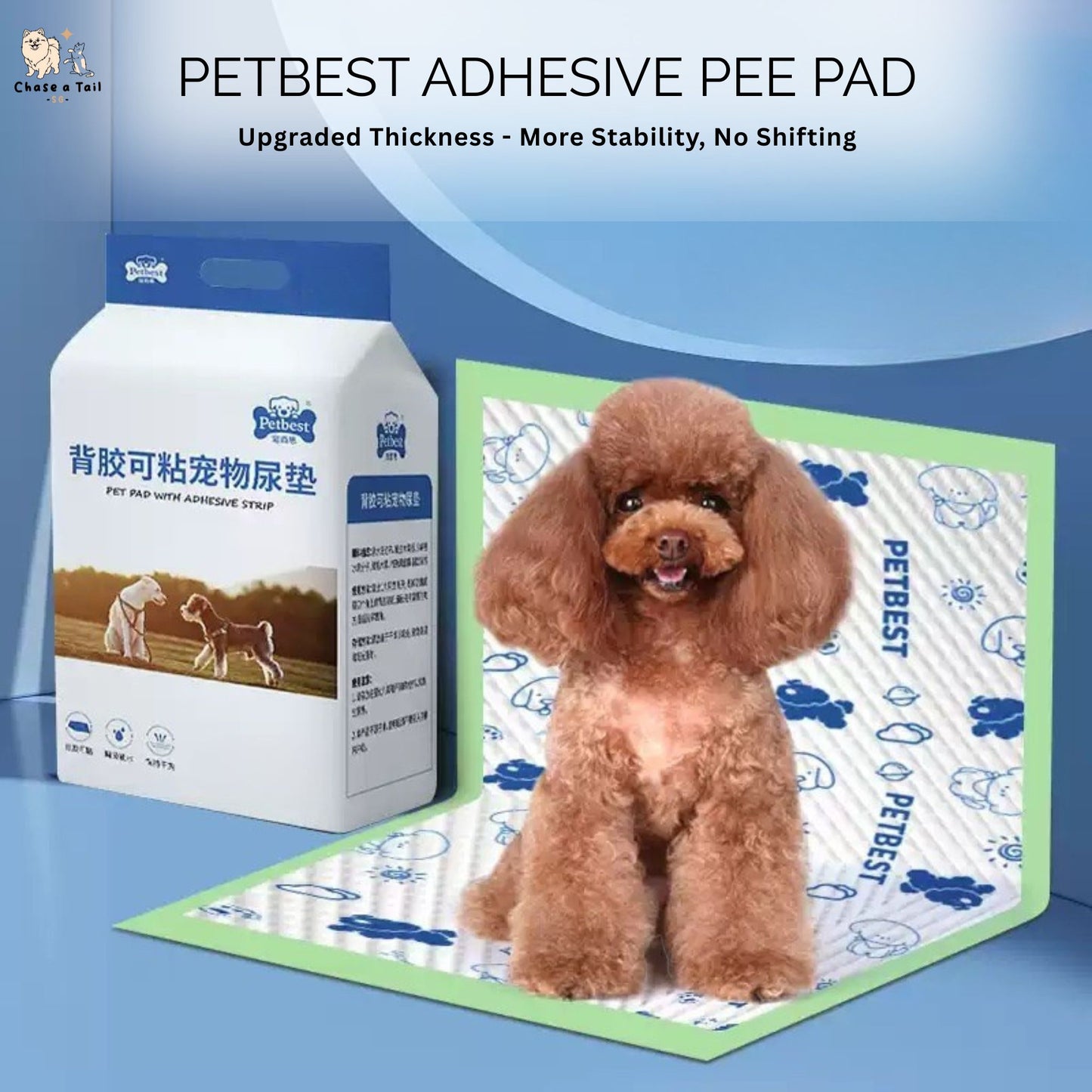 Pet Best Adhesive Pet Pee Pads Dog Wee Pads