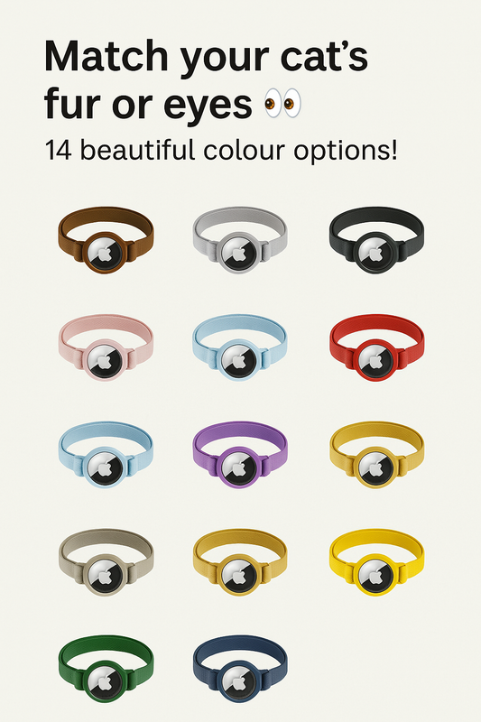 AirTag Collar for Cats – Lightweight, Stylish