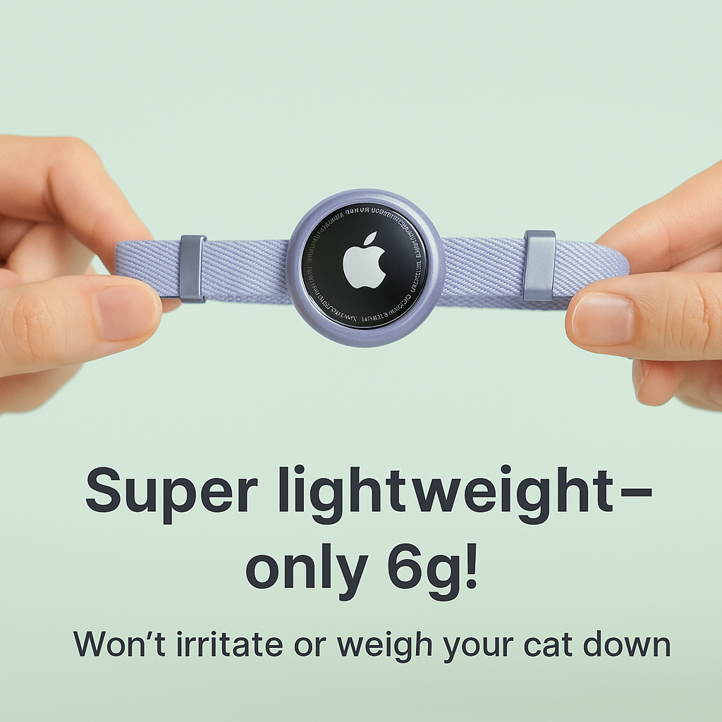 AirTag Collar for Cats – Lightweight, Stylish