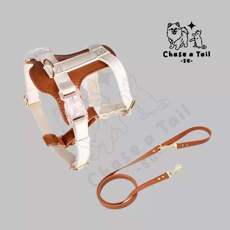 Leather Cat Harness With Leash