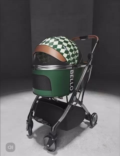 Bello Shock Absorption Aluminum Alloy Pet Stroller